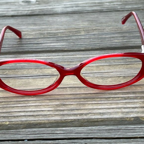 Christian Rothschild Eyeglasses Frame CR 68 Red Glasses Frame 53[]15 135 - Picture 6 of 12
